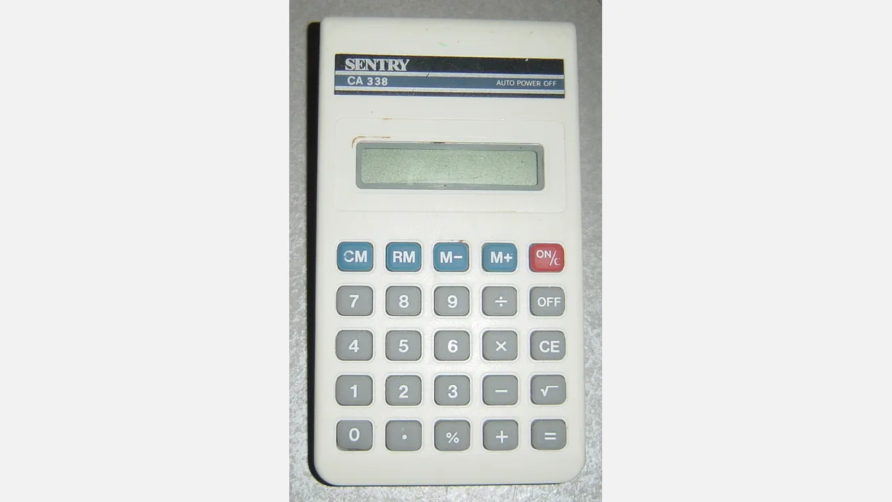 Calculadora usada para simular o imposto sobre a venda de um imóvel