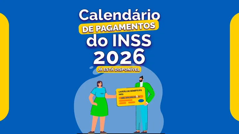 Calendário de pagamentos do INSS 2026