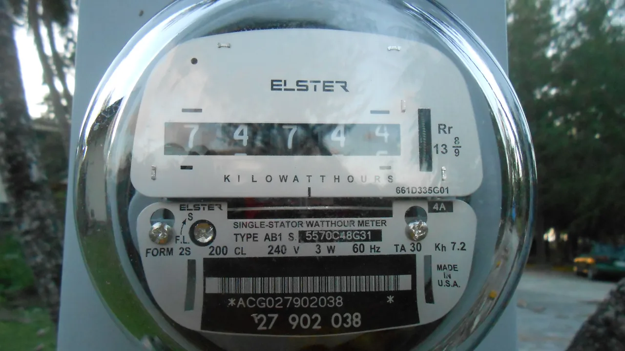 Medidor de energia elétrica usado para ilustrar o peso da conta de luz no IPCA