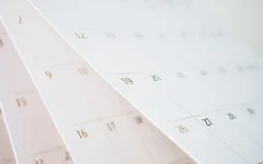 Calendário usado pela Receita Federal para explicar a restituição do Imposto de Renda
