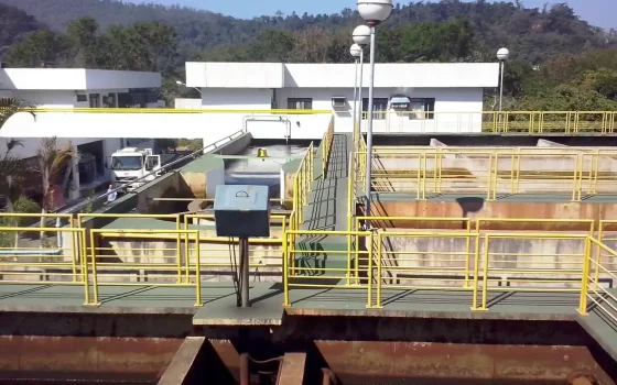 Estação de tratamento de água Amaro Lanari, em Coronel Fabriciano (MG)